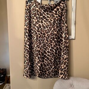 Leopard Print Women's Skirt